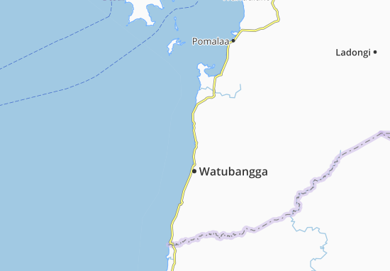 Kaart Plattegrond Watubangga