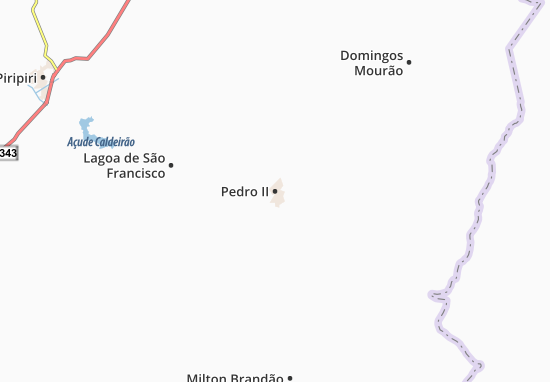 Pedro II Map