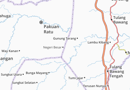 Kaart Plattegrond Negeri Besar