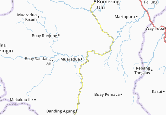 Kaart Plattegrond Muaradua