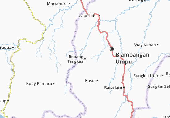 Karte Stadtplan Rebang Tangkas