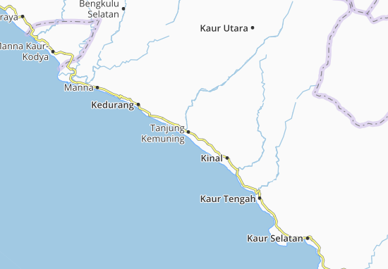 Kaart Plattegrond Tanjung Kemuning