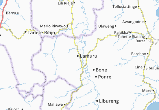 Karte Stadtplan Lamuru