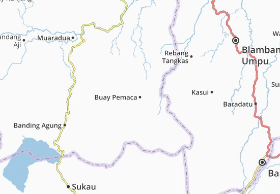 Karte Stadtplan Buay Pemaca
