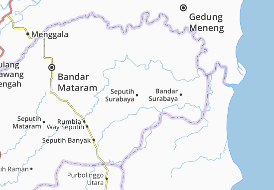 Seputih Surabaya Map