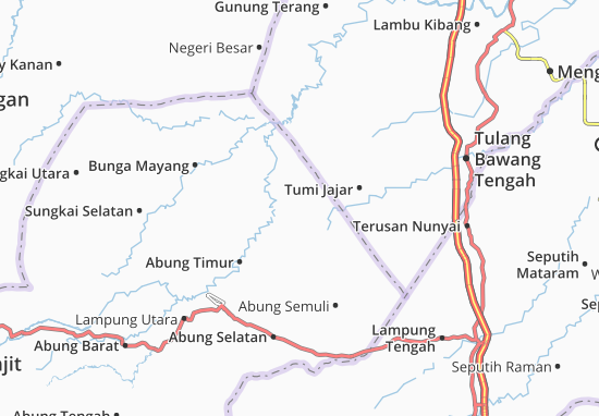 Karte Stadtplan Abung Surakarta
