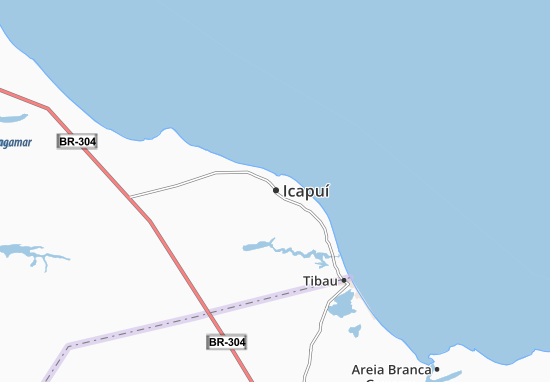 Kaart Plattegrond Icapuí