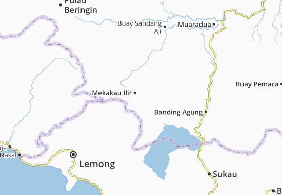 Kaart Plattegrond Mekakau Ilir