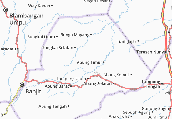 Kotabumi Utara Map