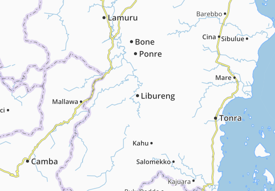 Karte Stadtplan Libureng