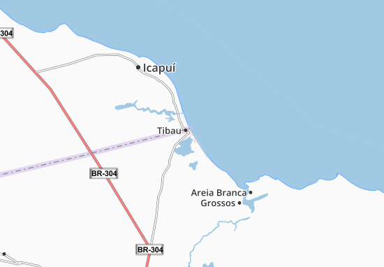 Mapa Tibau