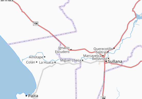Kaart Plattegrond Ignacio Escudero