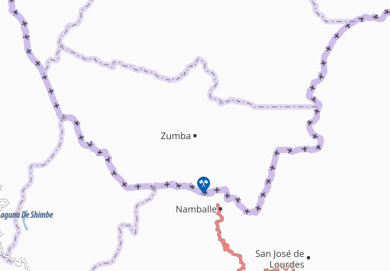 Karte Stadtplan Zumba