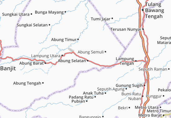 Mapa Abung Selatan