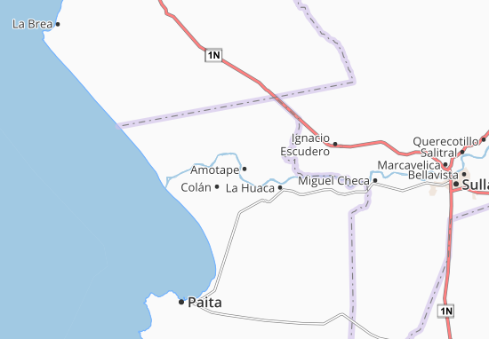 Mapa Amotape