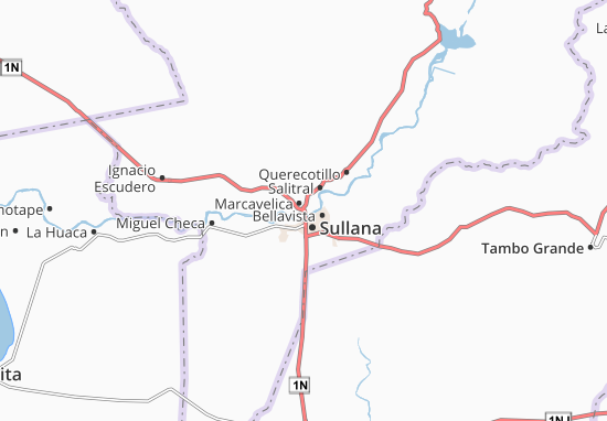 Kaart Plattegrond Marcavelica