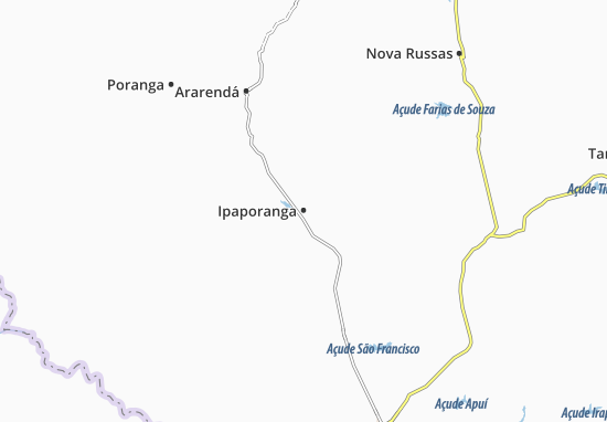 Karte Stadtplan Ipaporanga