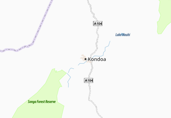 Karte Stadtplan Kondoa
