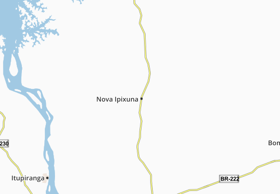 Karte Stadtplan Nova Ipixuna