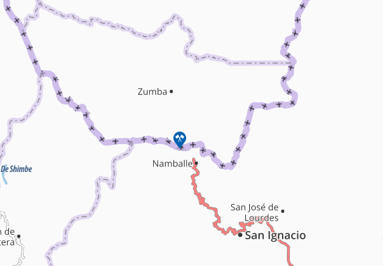 Mapa La Chonta