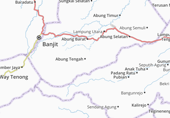 Abung Tengah Map