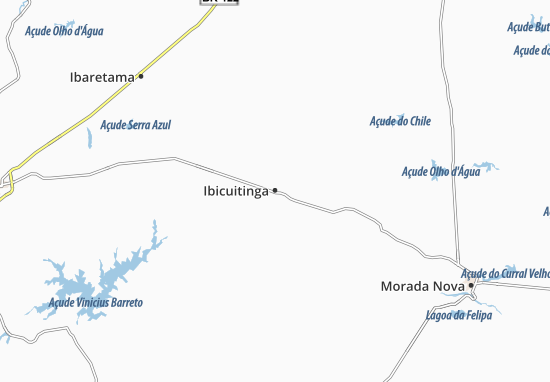 Kaart Plattegrond Ibicuitinga