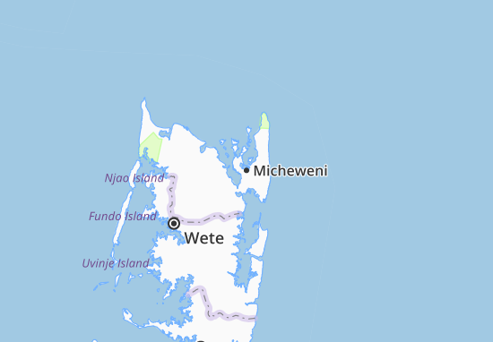Karte Stadtplan Micheweni