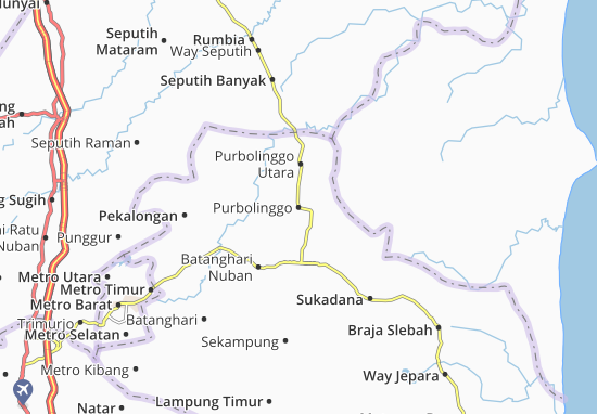Purbolinggo Map