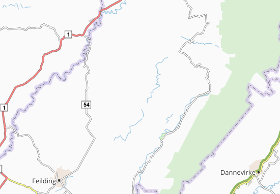 Kaart Plattegrond Kimbolton