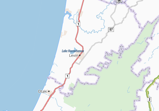 Mapa Levin
