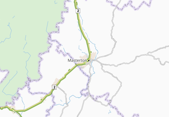 Kaart Plattegrond Masterton