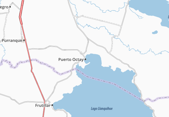 Karte Stadtplan Puerto Octay