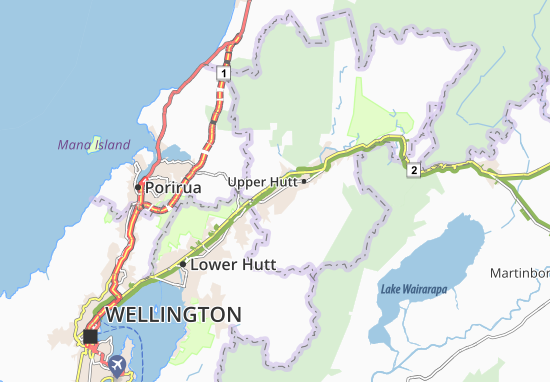 Upper Hutt Map