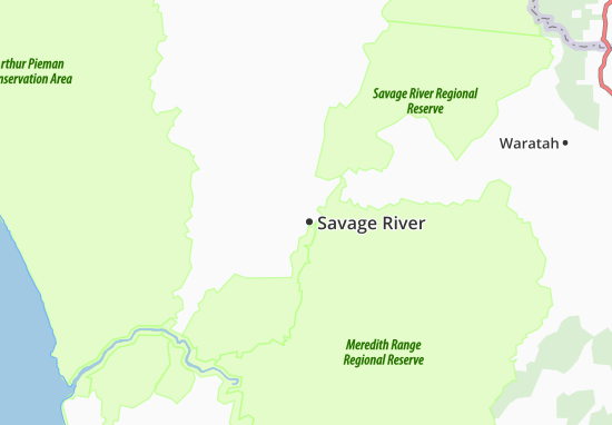 Carte-Plan Savage River