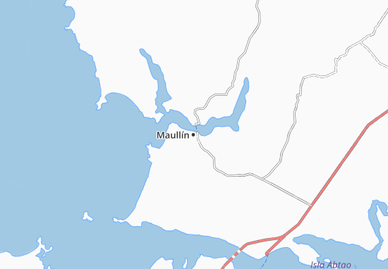 Kaart Plattegrond Maullín