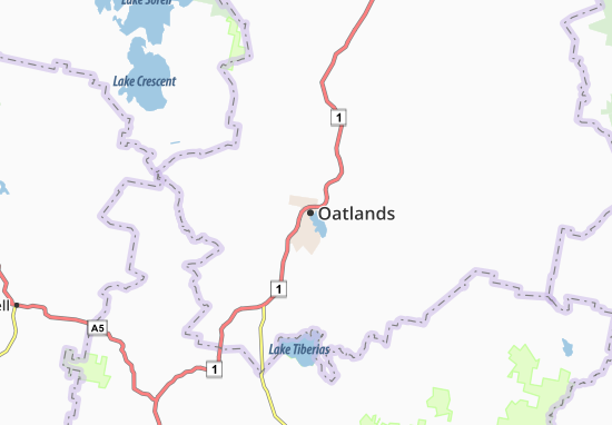 Mapa Oatlands