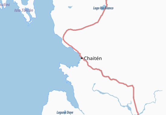 Karte Stadtplan Chaitén