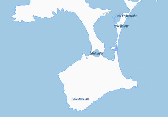Karte Stadtplan Waitangi