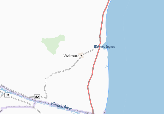 Mapa Waimate