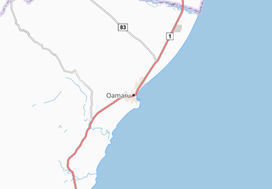 Oamaru Map