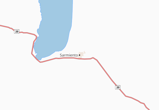 Kaart Plattegrond Sarmiento