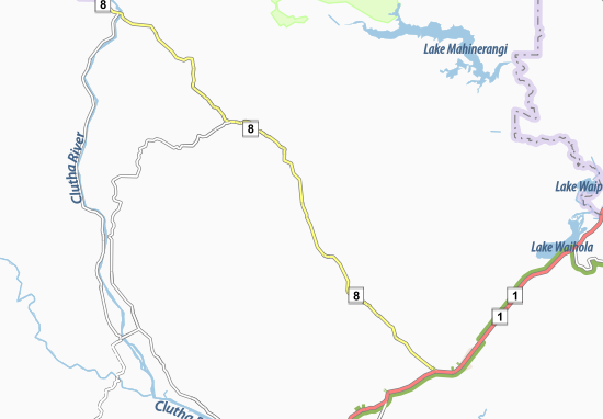 Mapa Waitahuna