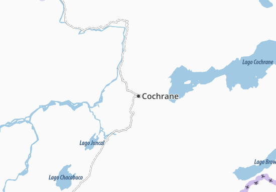 Karte Stadtplan Cochrane