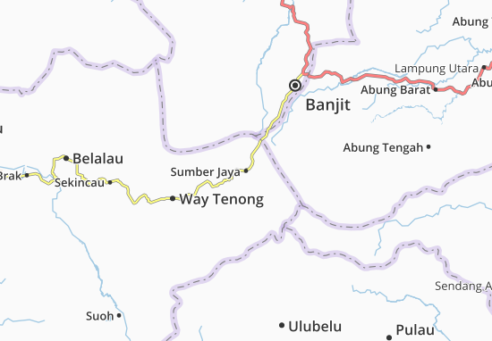 Karte Stadtplan Sumber Jaya