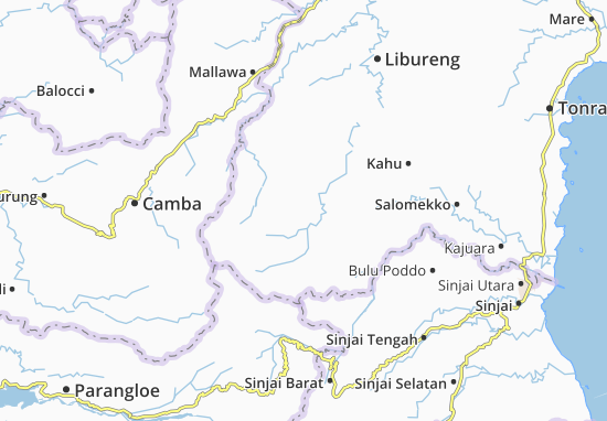 Mapa Bontocani