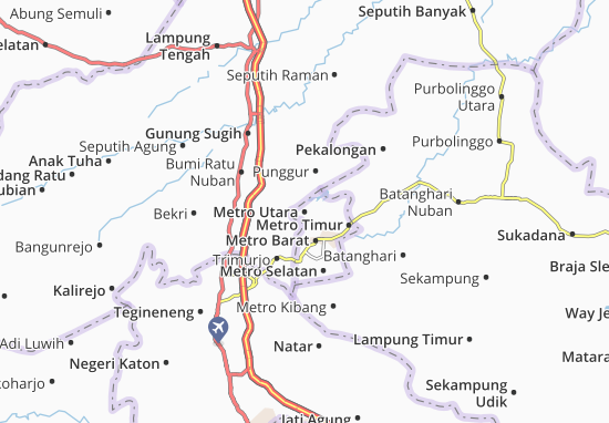 Mapa Metro Utara