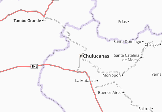 Kaart Plattegrond Chulucanas