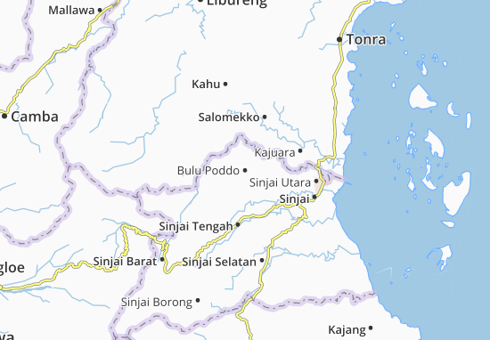 Bulu Poddo Map