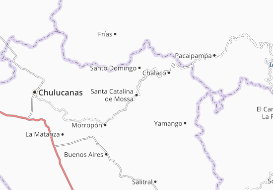 Karte Stadtplan Santa Catalina de Mossa