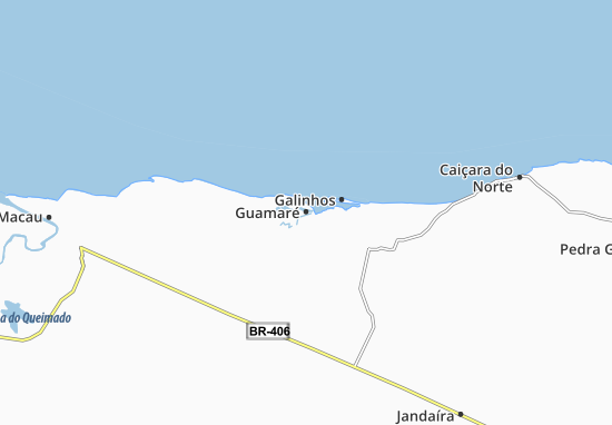 Karte Stadtplan Guamaré